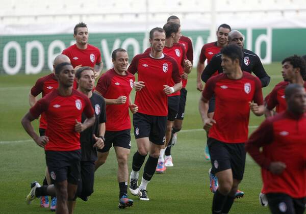 01.10.2012, Valencia - UEFA Champions League 201272013 - Training - Lille OSC LOSC - David ROZEHNAL 