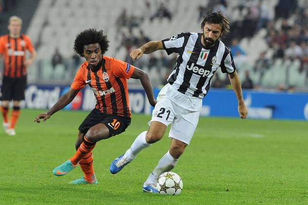Football - soccer: UEFA Champions League, Juventus Turin - Shakhtar Donetsk, : Andrea Pirlo (Hinweis: Verwendung nur in Deutschland - only Germany) xHOCHxZWEIx xItalyxPhotoxPressx 