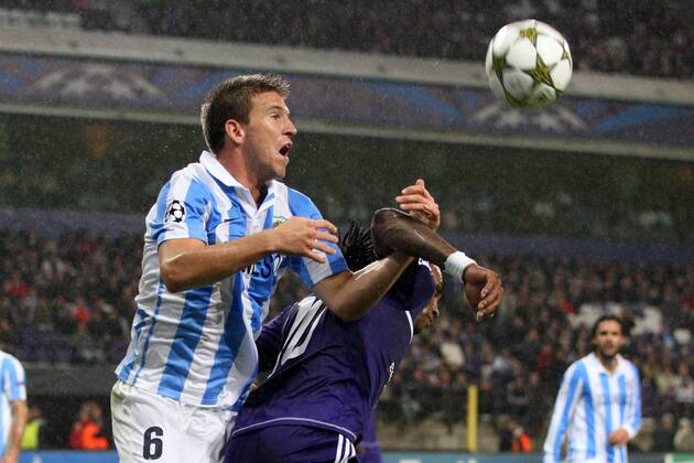 RSC ANDERLECHT - MALAGA CF 0:3 IGNACIO CAMACHO KANU  8Q2B1649