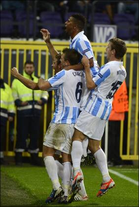 Joaquin ( Malaga ) : RSC Anderlecht vs FC Malaga - Ligue des Champions - 03 10 2012 PhotoNews