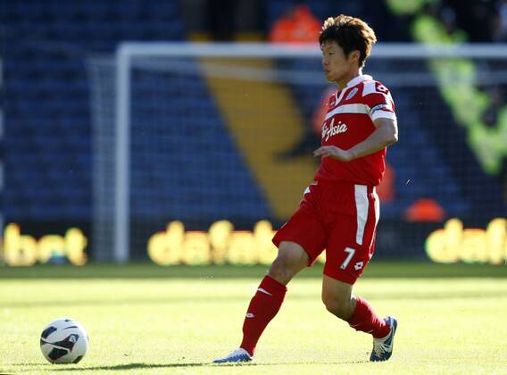 Football -Premier League- West Bromwich Albion v Queens Park Rangers-Queens Park Rangers Ji-Sung Park at The Hawthorns