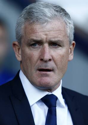 Football -Premier League- West Bromwich Albion v Queens Park Rangers QPR-West Brom manager Mark Hughes at The Hawthorns