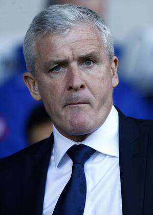 Football -Premier League- West Bromwich Albion v Queens Park Rangers QPR-West Brom manager Mark Hughes at The Hawthorns