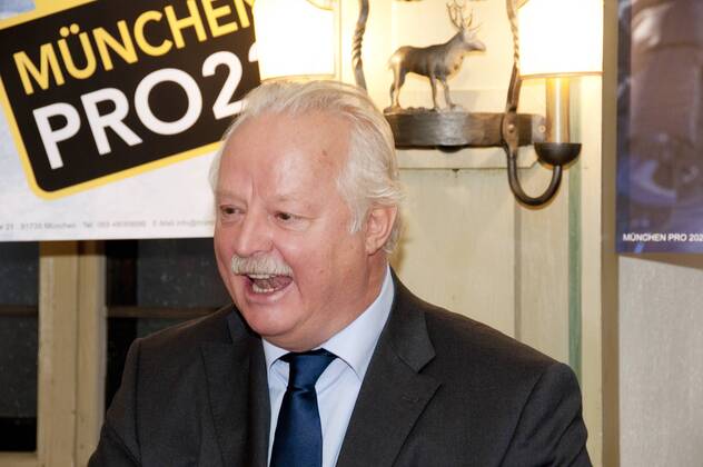 München, Presseinformation zu München PRO22, Olympische und Paraolympische Winterspiele 2022, Mario Schmidbauer CSU Stadtrat im Ratskeller