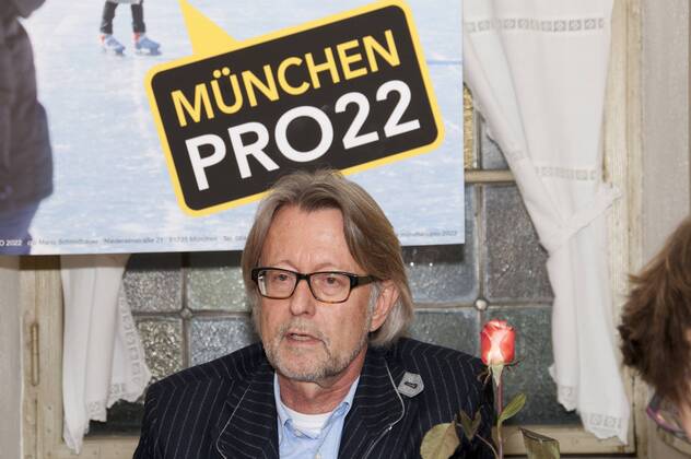 München,Presseinformation zu München PRO22 Olympische und Paraolympische Winterspiele 2022, Prof. Knut Föckler Vorstand des gemeinnützigen Foerdervereins KEINE MACHT DEN DROGEN e. V. im Ratskeller