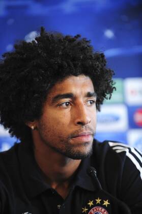 Dante FOOTBALL : Conference de presse du Bayern de Munich - Champions League - 22 10 2012 JBAutissier Panoramic 