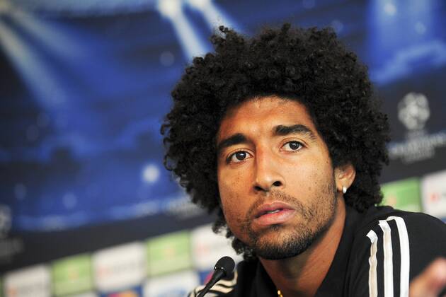 Dante FOOTBALL : Conference de presse du Bayern de Munich - Champions League - 22 10 2012 JBAutissier Panoramic 