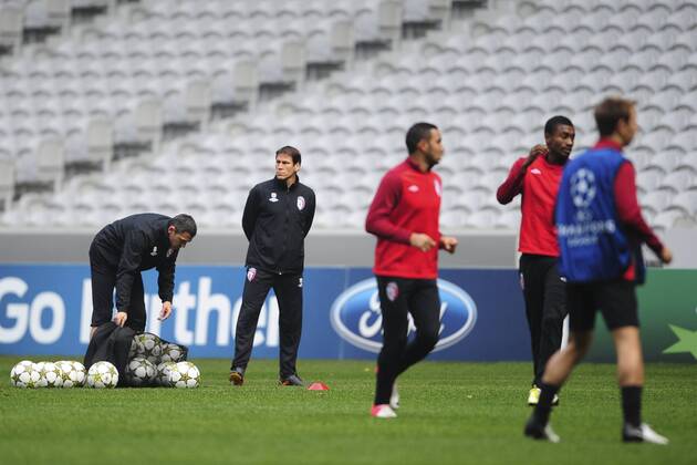Rudi Garcia - entraineur Losc FOOTBALL : Entrainement du LOSC au Grand Stade - Champions League - 22 10 2012 JBAutissier Panoramic 