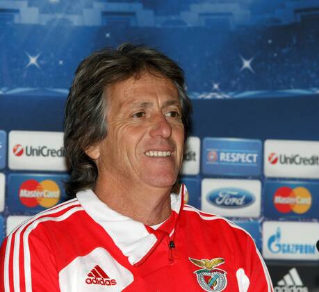 Russian Federation. Moscow. 22 oct. 2012. Olympic stadium LUZHNIKI . Group stage of UEFA CHAMPIONS LEAGUE 2012-2013. FC SPARTAK Moscow - SL Benfica Portugal. Press-conf. before game. Jorge Jesus - Head coach of SL Benfica Portugal. 