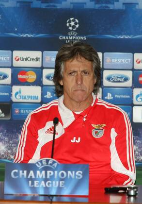 Russian Federation. Moscow. 22 oct. 2012. Olympic stadium LUZHNIKI . Group stage of UEFA CHAMPIONS LEAGUE 2012-2013. FC SPARTAK Moscow - SL Benfica Portugal. Press-conf. before game. Jorge Jesus - Head coach of SL Benfica Portugal. 