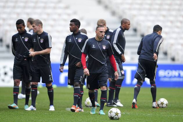 Franck Ribery FOOTBALL : entrainement du Bayern de Munich - Champions League - 22 10 2012 JBAutissier Panoramic 
