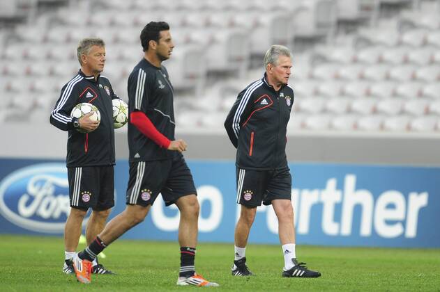 Jupp Heynckes - entraineur du Bayern de Munich FOOTBALL : entrainement du Bayern de Munich - Champions League - 22 10 2012 JBAutissier Panoramic 
