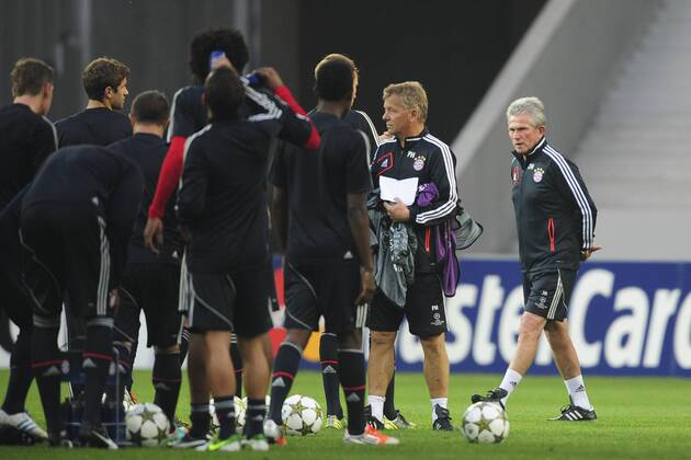 Jupp Heynckes - entraineur du Bayern de Munich FOOTBALL : entrainement du Bayern de Munich - Champions League - 22 10 2012 JBAutissier Panoramic 