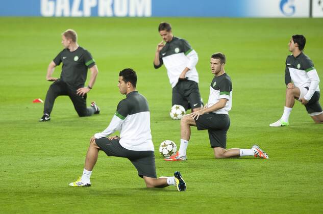 UEFA - Champions league - Training - camp nou - Futbol Club Barcelona - Celtic Glasgow Football Club - Celtic Football Club - futbol - soccer 