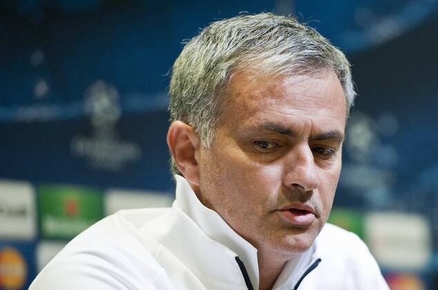Borussia Dortmund - Real Madrid - Champions League 2012 2013 - Group D - Matchday 3 Giornata Jose Mourinho, coach and manager of Real Madrid C.F., in the press conference before the match Signal Iduna Park ( Westfalen Stadion) - Dortmund - Germany - 23 10 2012 
