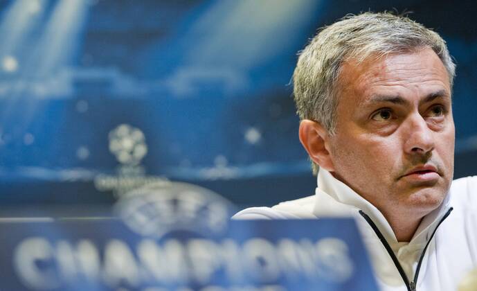 Borussia Dortmund - Real Madrid - Champions League 2012 2013 - Group D - Matchday 3 Giornata Jose Mourinho, coach and manager of Real Madrid C.F., in the press conference before the match Signal Iduna Park ( Westfalen Stadion) - Dortmund - Germany - 23 10 2012 