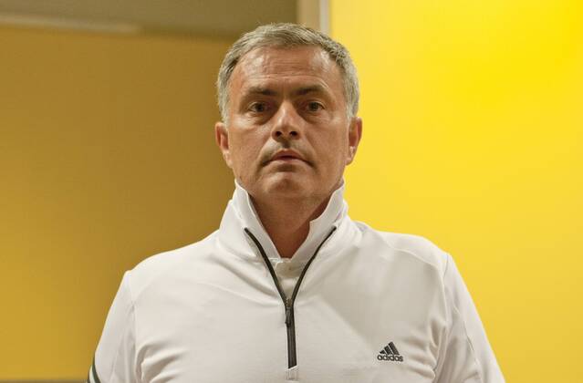 Borussia Dortmund - Real Madrid - Champions League 2012 2013 - Group D - Matchday 3 Giornata Jose Mourinho, coach and manager of Real Madrid C.F., in the press conference before the match Signal Iduna Park ( Westfalen Stadion) - Dortmund - Germany - 23 10 2012 