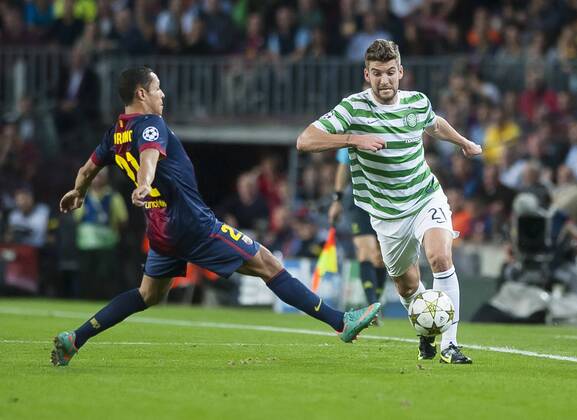 Liga futbol profesional 2012 - 2013 - Champions League - jornada 03 - Futbol Club Barcelona - Celtic Football Club - futbol - soccer - Charlie Mulgrew - Adriano 
