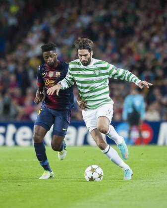 Liga futbol profesional 2012 - 2013 - Champions League - jornada 03 - Futbol Club Barcelona - Celtic Football Club - futbol - soccer - Alex Song - Giorgos Samaras 