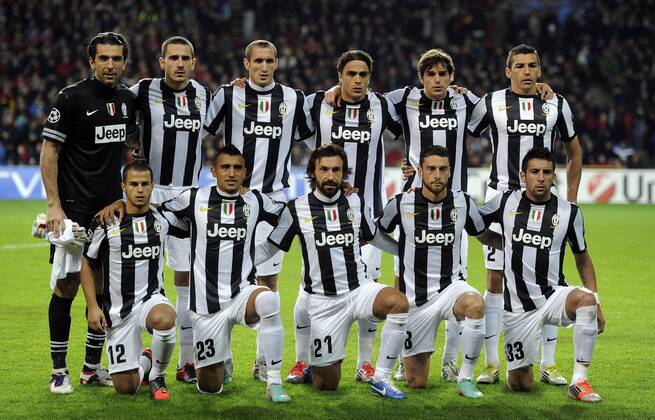 Champions League, Mannschaftsfoto Juventus Juve Turin 
