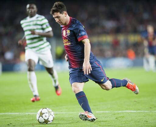 Champions League 2012 2013 FC Barcelona Barca - Celtic Glasgow Lionel Messi 