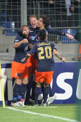 Gaetan CHARBONNIER FOOTBALL: HSC Montpellier - Olympiakos Piräus. Champions League. 24 10 2012 xRichardxGosselinx 