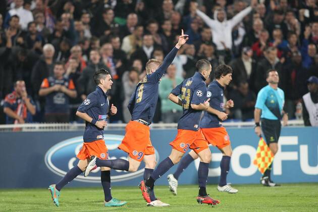 Gaetan CHARBONNIER FOOTBALL: HSC Montpellier - Olympiakos Piräus. Champions League. 24 10 2012 xRichardxGosselinx 