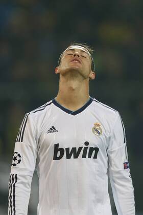 Dortmund,CL,Borussia Dortmund-Real Madrid 2-1 am 24.10.2012 Christiano RONALDO (Real Madrid) ist entsetzt