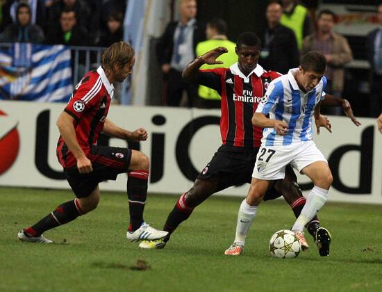 Malaga CF - AC Mailand; Massimo Ambrosini - Kevin Constant - Portillo 