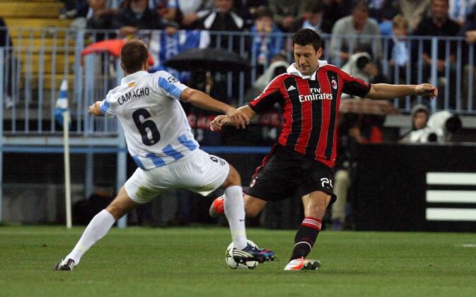 Malaga CF - AC Mailand; Camacho - Daniele Bonera 