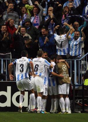 Malaga CF - Jubel; 