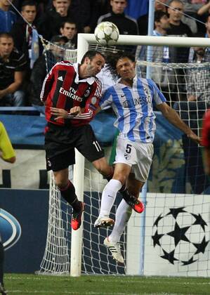Malaga CF - AC Mailand; Giampaolo Pazzini - Martin Demichelis 