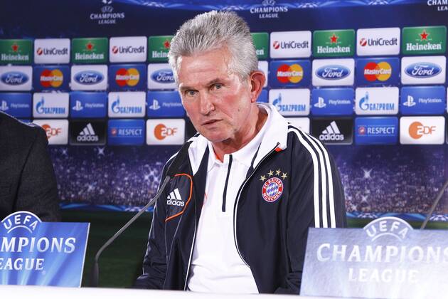 Jupp Heynckes (Entraineur Bayern Munich) FOOTBALL : Conference et entrainement Bayern Munich - Champions League - 06 11 2012 GwendolineLeGoff Panoramic 
