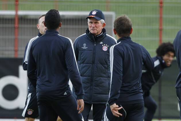 Jupp Heynckes (Entraineur Bayern Munich) FOOTBALL : Conference et entrainement Bayern Munich - Champions League - 06 11 2012 GwendolineLeGoff Panoramic 