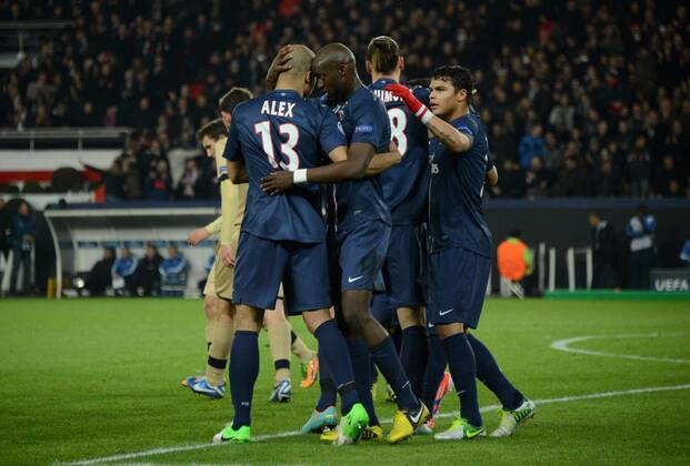 ALEX (psg) - Mohamed SISSOKO (psg) FOOTBALL : PSG vs Dynamo Kiev - Ligue 1 - 06 11 2012 AnthonyBIBARD FEP Panoramic 
