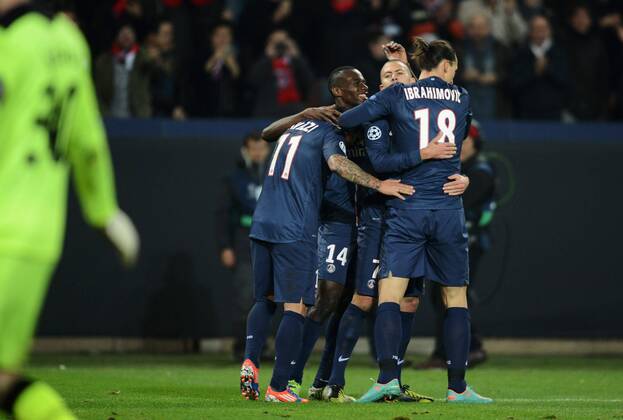 Zlatan IBRAHIMOVIC (psg) - Jeremy MENEZ (psg) - Blaise MATUIDI (psg) PSG Paris St Germain - GNK Dynamo Zagreb AnthonyBIBARDxFEPxPanoramic 