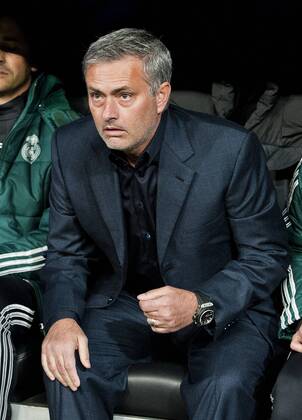 Real Madrid, Borussia Dortmund, Champions League 2012 2013, Matchday 4, Jornada 4, Giornata 4, Group Stage- Group D, Fase de Grupos - Grupo D, Fase a Gruppi- Gruppo D Jose Mourinho, coach and manager of Real Madrid, before the match Estadio Santiago Bernabeu, Madrid, Spain - Spagna - Espanha, 06 11 2012