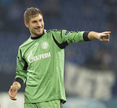 Gelsenkirchen, 06.11.2012, Veltins Arena, Fußball Torwart Lars Unnerstall (S04) FC Schalke 04 - Arsenal London
