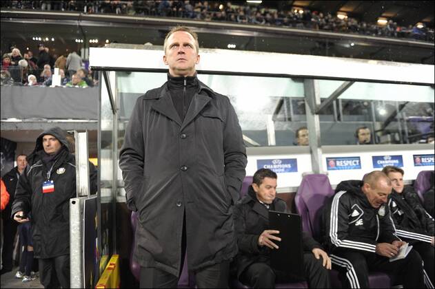 John Van Den Brom Entraineur RSC Anderlecht FOOTBALL : Anderlecht vs Zenit St Petersbourg - Ligue des Champions - 06 11 2012 Photonews Panoramic 