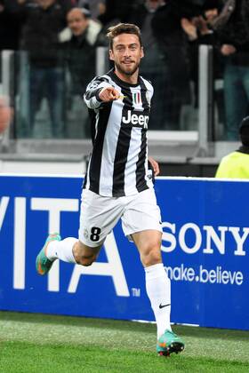 Jubel Claudio Marchisio Juventus Tor 1-0 Goal celebration Juventus Turin vs. FC Nordsjaelland - andreaxstaccioli