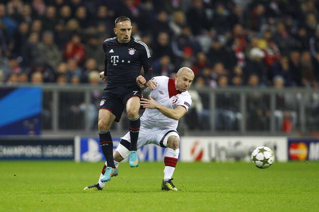 Franck Ribery (Bayern München) gegen Florent Balmont (Lille) FC Bayern München vs OSC Lille (LOSC) xGwendolineLeGoffxPanoramicx 