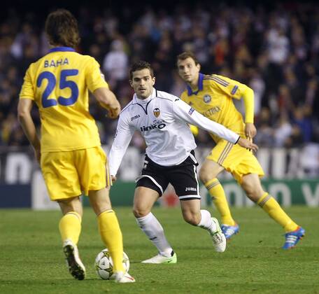 07-11-12 CHAMPIONS LEAGUE VALENCIA CF - BATE BORISOV Fernando GAGO 