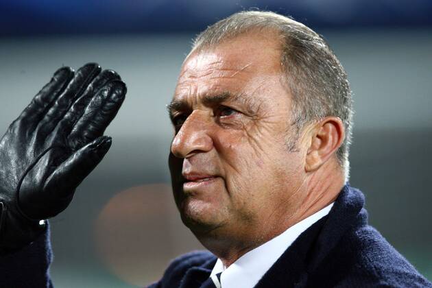 UEFA Champions league group H soccer match between CFR Cluj v Galatasaray at Dr.Constantin Radulescu Stadium in Cluj, Rumania. 07.11.2012 Match Scored: CFR Cluj 1 - Galatasaray 3 Pictured: Coach Fatih Terim of Galatasaray. 