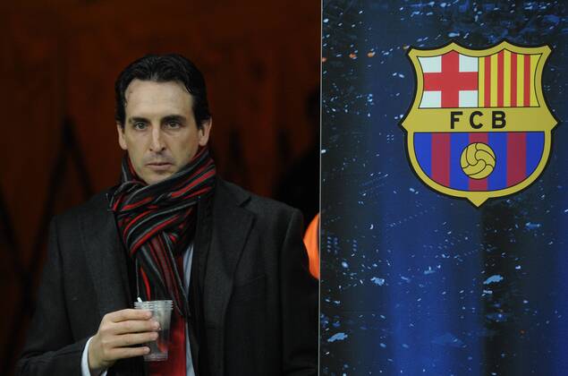 ITAR-TASS: MOSCOW, RUSSIA. NOVEMBER 20, 2012. Spartak s head coach Unai Emery watches action in a UEFA Champions League Group G football match between Spartak Moscow and FC Barcelona, at Luzhniki Stadium.  RE10DE85