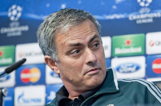 Manchester City - Real Madrid - Champions League 2012 2013 - Group Stage - Group D - Matchday 5 Jose Mourinho, coach and manager of Real Madrid C.F., in the press conference before the match Etihad Stadium, Manchester, UK, 20 11 2012 