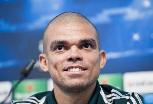 Manchester City - Real Madrid - Champions League 2012 2013 - Group Stage - Group D - Matchday 5 Pepe in the press conference before the match Etihad Stadium, Manchester, UK, 20 11 2012 