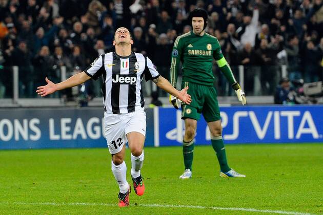 Torino 20 11 2012 - Champions League Juventus Turin - Chelsea FC London; Sebastian Giovinco 