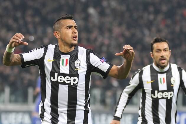 Football - soccer: UEFA Champions League, Juventus Turin - CHELSEA, arturo vidal (Hinweis: Verwendung nur in Deutschland - only Germany) xHOCHxZWEIx xItalyxPhotoxPressx 