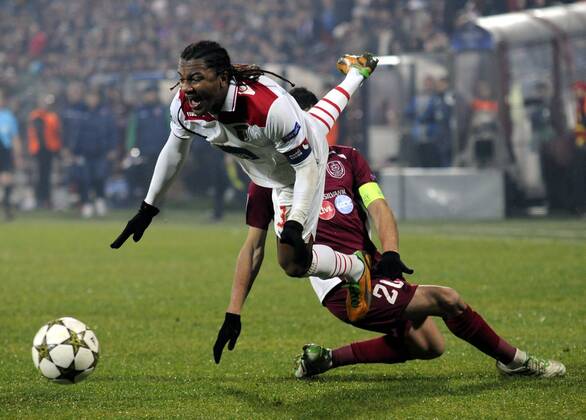 20.11.2012 Cluj-Napoca(Romania) FC CFR Cluj-SC Sporting Braga UEFA Champions League men football Alan SC Sporting Braga during match :Stringer in cooperation with 