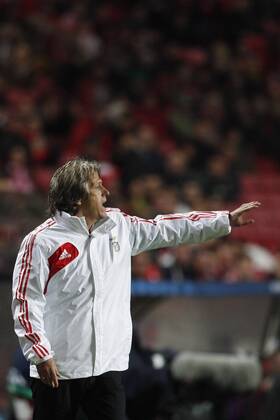 20 November 2012 - Lisbon, Portugal - Jorge Jesus SL Benfica coach during the UEFA Champions League soccer match between SL Benfica from Portugal and Celtic FC from Scotland, for group stage - group G, at SL Benfica, Luz Satadium in Lisbon. 